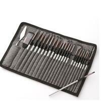 Без бренда «Коробка 50 шт.: Набор кистей для рисования в чехле, премиум набор (23 нейлоновых кисти, 1 мастихин)» в Липецке