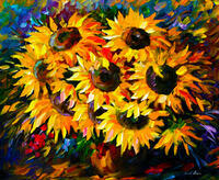 Без бренда «Собранный букет подсолнухов» в Липецке в интернет-магазине  Без бренда «Собранный букет подсолнухов» в Липецке