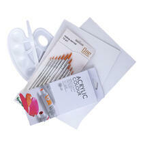 Без бренда «Набор подарочный «Две картинки»: краски акрил 12x12 мл, 2 холста 22x30 на мдф, 10 кистей, мастихин, палитра. Уценка (без упаковки)» в Липецке в интернет-магазине  Без бренда «Набор подарочный «Две картинки»: краски акрил 12x12 мл, 2 холста 22x30 на мдф, 10 кистей, мастихин, палитра. Уценка (без упаковки)» в Липецке