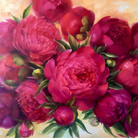 Без бренда «Бордовые пионы (20шт)» в Липецке