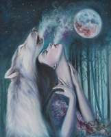 Без бренда «Девушка и волк в полнолуние» в Липецке в интернет-магазине Без бренда «Девушка и волк в полнолуние» в Липецке