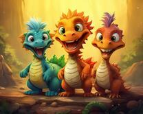 Без бренда «Милые и веселые дракончики» в Липецке