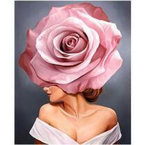 Без бренда «Девушка с розовой розой на голове» в Липецке