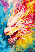 Без бренда «Разноцветный огненный дракон» в Липецке в интернет-магазине  Без бренда «Разноцветный огненный дракон» в Липецке