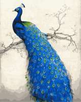 Без бренда «Павлин с голубыми перьями на ветке дерева» в Липецке в интернет-магазине Без бренда «Павлин с голубыми перьями на ветке дерева» в Липецке