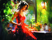 Без бренда «Милая девушка с бокалом шампанского» в Липецке в интернет-магазине  Без бренда «Милая девушка с бокалом шампанского» в Липецке