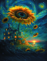 Без бренда «Фэнтези сюжет с подсолнухом» в Липецке в интернет-магазине  Без бренда «Фэнтези сюжет с подсолнухом» в Липецке