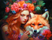 Без бренда «Рыжая девушка и рыжая лисица» в Липецке