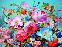 Без бренда «Пионы и другие цветы» в Липецке в интернет-магазине  Без бренда «Пионы и другие цветы» в Липецке