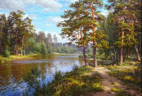 Без бренда «Хвойный лес и река» в Липецке в интернет-магазине  Без бренда «Хвойный лес и река» в Липецке