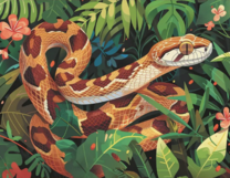 Без бренда «Маисовый полоз в зеленой листве» в Липецке