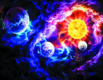 Без бренда «Солнце и планеты среди туч» в Липецке