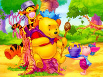 Вини Пух на троне