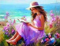 Без бренда «Девочка читает на берегу» в Липецке